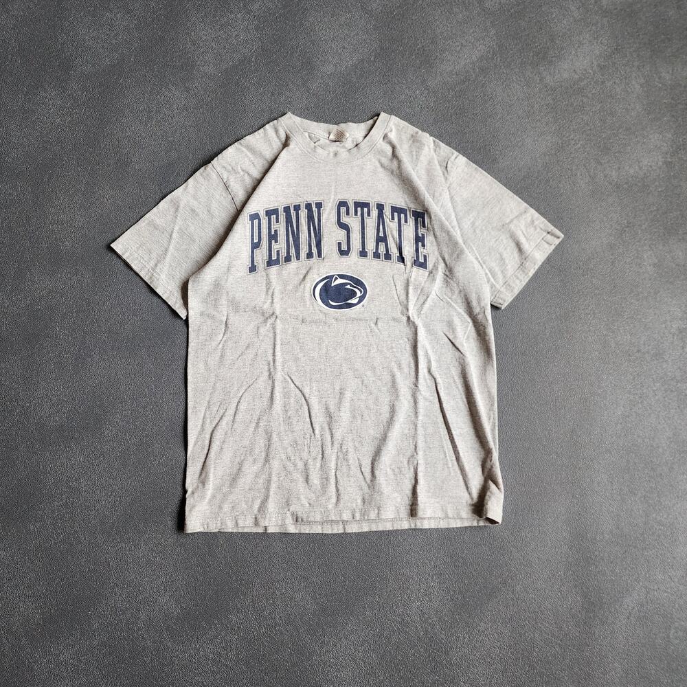 Vintage Penn State Nittany Lions MJ Soffe Made in USA Grey Shirt Large